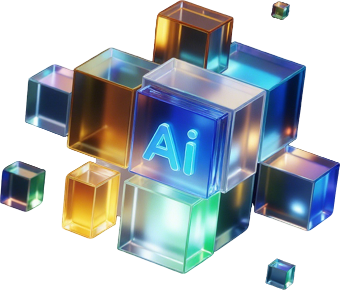 AI立方体科技图形